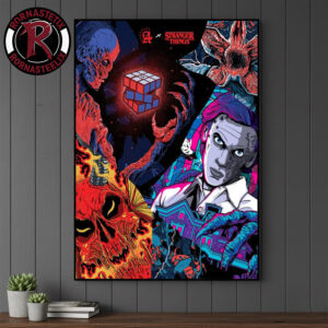 Alex Tillbrook x Stranger Things Series 5 Poster Canvas Decor