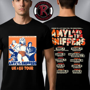 Amyl And The Sniffers UK And Europe Tour 2026 Schedule Dates Unisex T Shirt Two Sided