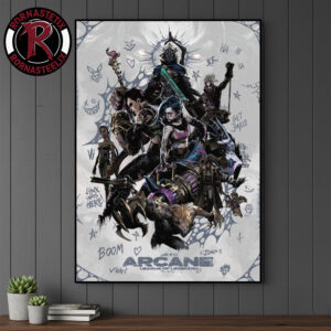 Arcane League Of Legends Arcane Fanniversary Poster Canvas Decor