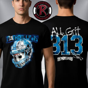 Eminem x Detroit Lions All Grit Slim Shady Unisex T Shirt Two Sided