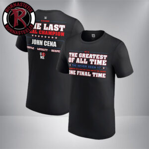 John Cena Greatest Of All Time The Last Real Champion Unisex T Shirt
