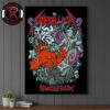 Megadeth Canada 2026 Show Schedule Poster Canvas Decor Megadeth Canada 2026 Show Schedule Poster Canvas Decor