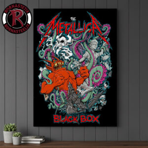 Metallica The Metallica Black Box Eruption LOAD Poster Series Poster Canvas Decor