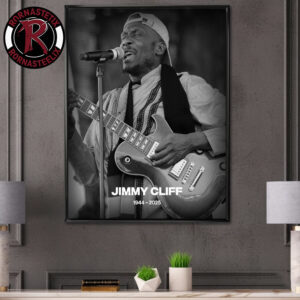 RIP Jimmy Cliff Legendary Reggae Pioneer Live In Memory Poster Canvas Decor