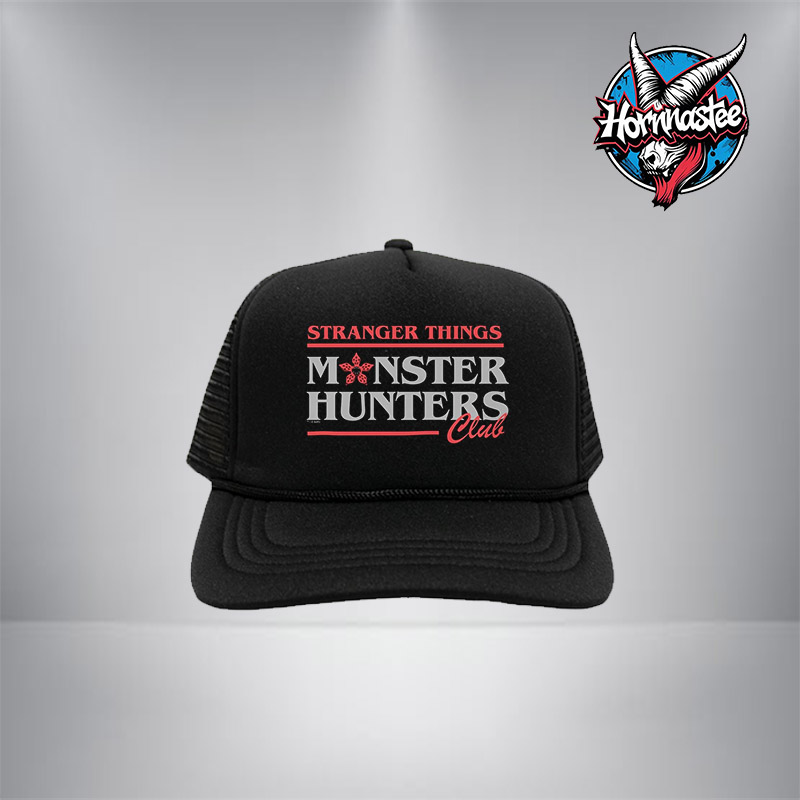 Stranger Things 5 Monster Hunters Club Trucker Hat Cap Stranger Things 5 Monster Hunters Club Trucker Hat Cap