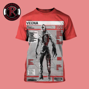 Stranger Things 5 Mission Upside Down Vecna ​​Documents All Over Print Shirt