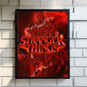 Stranger Things Season 5 Netflix Series Vecna Comic Art Poster Canvas Decor