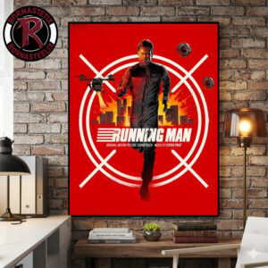 The Running Man Original Motion Picture Soundtrack Music By Steven Price Poster Canvas Decor