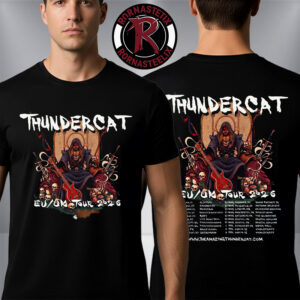 Thundercat EU UK Tour 2026 Schedule Tour Dates Unisex T Shirt Two Sided