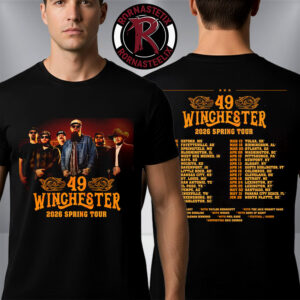 49 Winchester 2026 Spring Tour Schedule Tour Dates Unisex T Shirt Two Sided