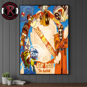 ASAP Rocky Dont Be Dumb Album 2026 x Tim Burton Poster Canvas Decor