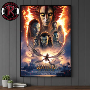 Avatar Fire And Ash New Poster Only In Theaters On December 19 2025 Poster Canvas Decor