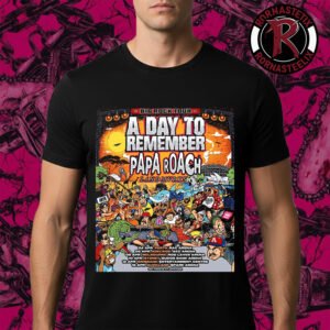 Big Rock Tour 2026 Event Poster In Australia And New Zealand On April 2026 Artis Papa Roach x A Day To Remember x Landmvrks Unisex T Shirt