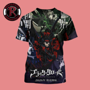 Black Clover Season 2 New Official Poster Demon Asta All Over Print Shirt