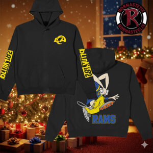 Blink-182 x LA Rams Collab Merchandise Wide Receiver Unisex Hoodie