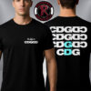 CDG x G-Dragon Ubermensch World Tour 2025 Merch Collaboration Automne Hiver 25 26 Unisex T Shirt Two Sided