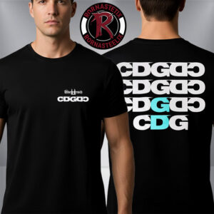 CDG x G-Dragon Ubermensch World Tour 2025 Merch Tee Collaboration CDG Echo Stack Unisex T Shirt Two Sided