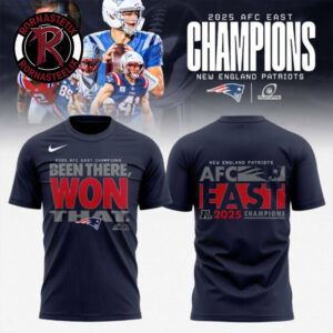 Celebrates New England Patriots NFL AFC East Division Champions 2025 Locker Room Unisex T Shirt