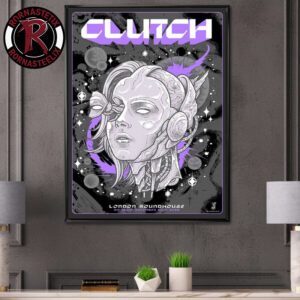 Clutch Band Event Poster Show At London Roundhouse On December 20 2025 Poster Canvas Decor