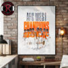 Celebrates Denver Broncos NFL Champions AFC West Division Champions 2025 Poster Canvas Decor Celebrates Denver Broncos NFL Champions AFC West Division Champions 2025 Poster Canvas Decor