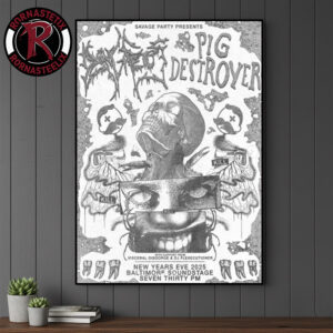 Dying Fetus New Years Eve 2025 At Baltimore Soundstage Poster Canvas Decor