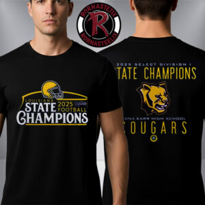 Edna Karr Cougars High School 2025 Select Division I State Champions Louisiana Unisex T Shirt Two Sided