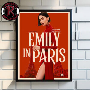 Emily In Paris Season 5 A Netflix Series Premiere On December 18 2025 Poster Canvas Decor