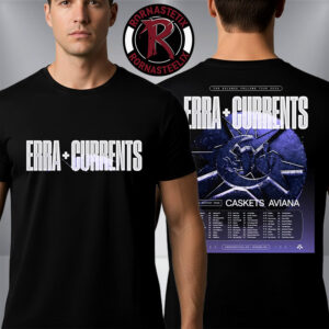 Erra Band And Currents The Silence Follows Tour 2026 Schedule Tour Dates Unisex T Shirt Two Sided