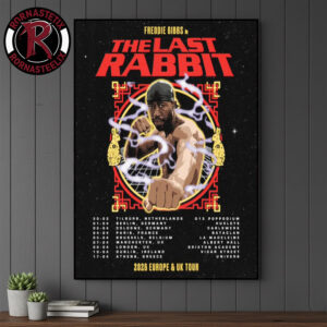 Freddie Gibbs The Last Rabbit 2026 Europe And UK Tour Schedule Poster Canvas Decor