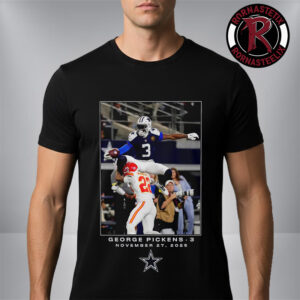 George Pickens Dallas Cowboys NFL Flash Features Week 13 November 27 2025 Unisex T Shirt