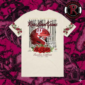 Indiana Hoosiers Rose Bowl Collection Something Inked 2026 Rose Bowl Helmet Unisex T Shirt