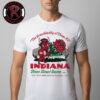 Indiana Hoosiers Rose Bowl Collection Playoff Quater Final Rose Bowl Game On January 1 2026 Pasadena California Unisex T Shirt