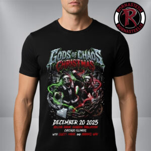 Insane Clown Posse At Gods of Chaos Christmas Show At Byline Bank Aragon Ballroom On December 20 2025 Chicago Unisex T Shirt