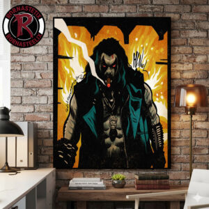 Jason Mamoa as Lobo Characters In Supergirl Movie Art By Howie Noel Poster Canvas Decor