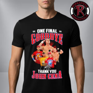 John Cena Thank You John Cena One Final Goodbye Signature Unisex T Shirt