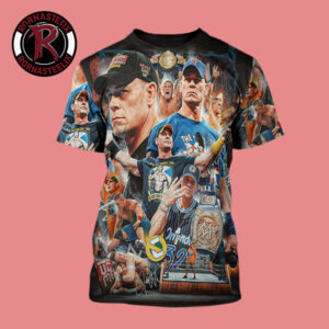 John Cena WWE Thank You Cena The Greatest Of All Time All Over Print Shirt