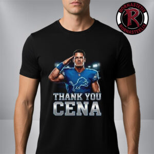 John Cena x Detroit Lions NFL Thank You Cena WWE Legend Final Match December 13 2025 Retirement Tour 2025 Unisex T Shirt