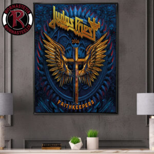 Judas Priest Band Faithkeepers European Tour 2026 Poster Canvas Decor