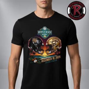 Kennesaw State Owls vs Western Michigan Broncos Helmet Tee Myrtle Beach Bowl At Brooks Stadium On December 19 2025 Unisex T Shirt