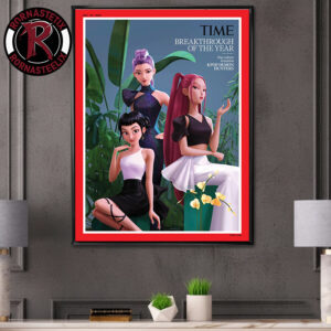 Kpop Demon Hunters On TIME’s Breakthrough Of The Year Poster Canvas Decor