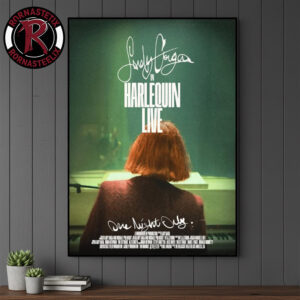 Lady Gaga in Harlequin Live One Night Only Happy Holidays Poster Canvas Decor