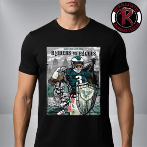 Las Vegas Raiders vs Philadelphia Eagles NFL 2025 Match Tee On December 14 2025 At Lincoln Financial Field Unisex T Shirt