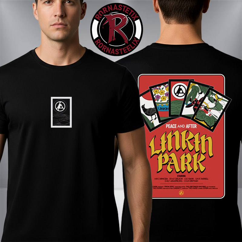 Linkin Park x Peace And After Hanafuda Unisex T Shirt Two Sided