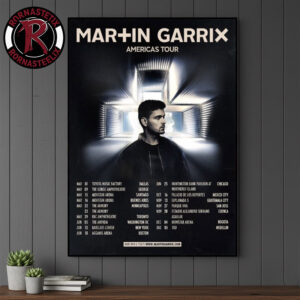 Martin Garrix Americas Tour North and South America 2026 Schedule Tour Dates Poster Canvas Decor