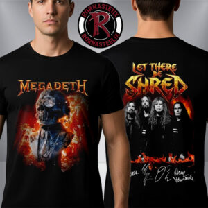 Megadeth Let There Be Shred Signature Unisex T Shirt Two Sided