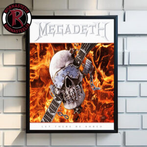 Megadeth Let There Be Shred Single For Album Poster Canvas Decor