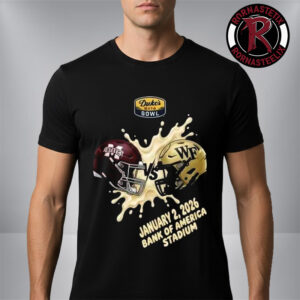 Mississippi State Bulldogs vs Wake Forest Demon Deacons On January 2 2026 Duke’s Mayo Bowl At Bank Of America Stadium Helmet Unisex T Shirt