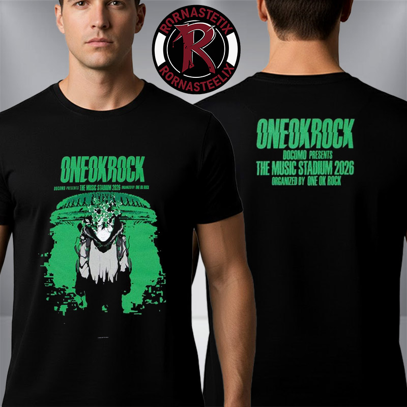 ONE OK ROCK ★ Tシャツ2点セット One Ok Rock The Music Stadium 2026 Unisex T Shirt Two Sided