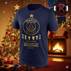 Paris Saint Germain PSG FC Champions FIFA Intercontinental Cup 2025 PSG 6 Trophies Graphic Unisex T Shirt