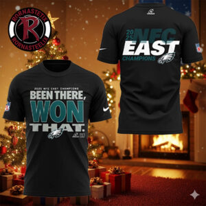 Philadelphia Eagles NFC East Champions 2025 NFL Been There Won That Unisex T Shirt